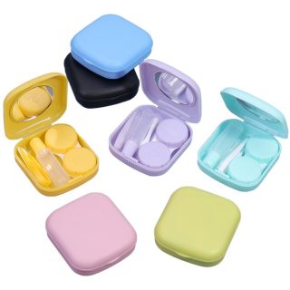 Mini Kit Estuche Para Lentes De Contacto De Bolsillo O Viaje