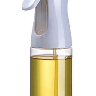 Aceitera En Spray Plastico 200 Ml Pulverizador Blanco
