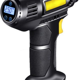 Inflador De Ruedas Manual Inalambrico Con Linterna