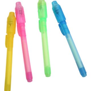 Pack De 12 Marcadores Magicos Uv Tinta Invisible Divertido