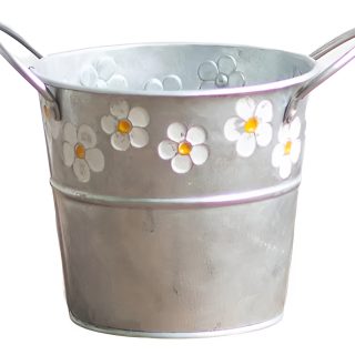 Maceta Decorativa Metalica Ideal Artificiales Varios Modelos