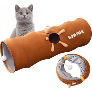 Juguete Tunel Para Mascotas Ideal Gatos Cachorros Plegable