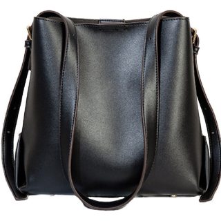 Bolso Cartera Dama Lisa Minimalista Gran Capacidad Cuero Pu