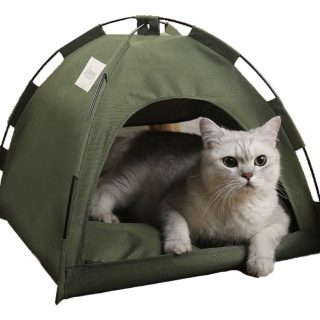 Carpa Para Gatos Acolchada 50x50x45