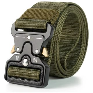 Cinturon Táctico Con Hebilla De Metal Regulable