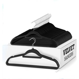 Set X10 Perchas De Terciopelo Antideslizante Resistentes