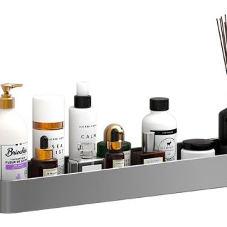 Estante Repisa Soporte Para Baño Aluminio 40 Cm