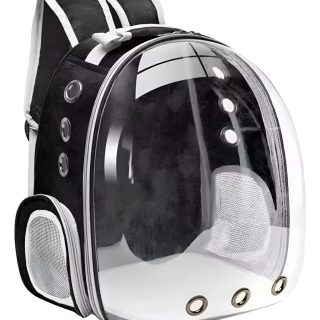 Mochila Cápsula Para Mascota Perro Gato Transparente