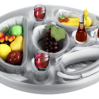 Hielera Conservadora Flotante Para Piscina Ovalada