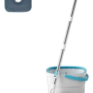 Mopa Trapeador 360° Súper Absorbente Con Balde