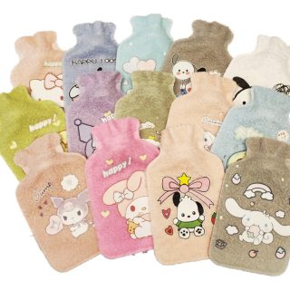 Calienta Manos Mini Bolsa Agua Caliente Diseño Kawaii Peludo