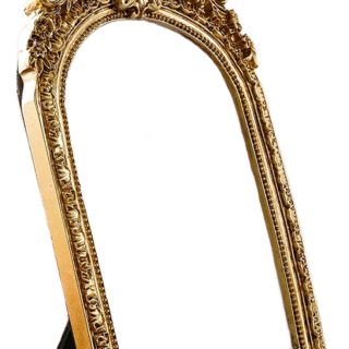 Marco De Fotos Vintage Borde Dorado Forma De Arco Chico