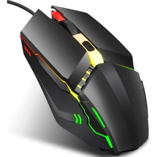 Mouse Gamer 1600 Dpi Regulable Comodo Facil Movimiento