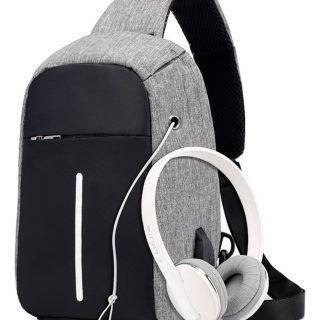 Morral Mochila Antirrobo Cable Usb P/power Bank Anti Robo