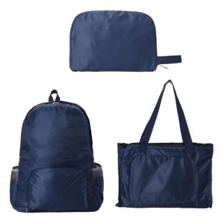 Mochila Bolso Impermeable Plegable 2 En 1 Portátil 25 Litros