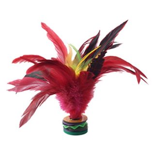 Juguete Pelota Loca Peteca China Plumas Juego Patear Futbol