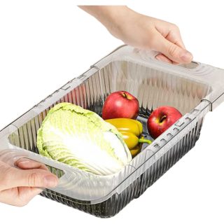 Colador Escurridor Extensible Pileta Cocina Frutas Verduras