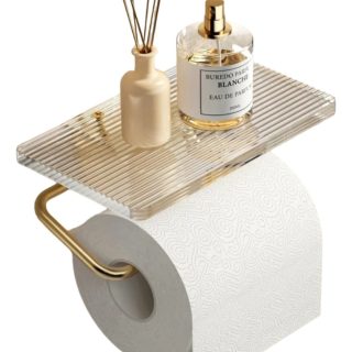 Dispensador Papel Higiénico En Acrílico Y Aluminio