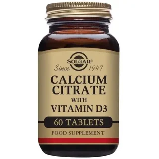 Citrato de Calcio con Vitamina D3 60 capsulas – Solgar