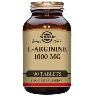 L-arginina 1000 mg 90 capsulas – Solgar