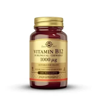 Vitamina B12 1000 mcg 100 comprimidos -Solgar