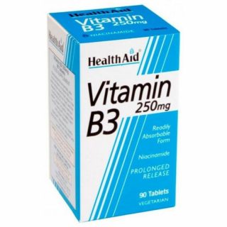 Health Aid Vitamina B3 Niacinamida 250mg 90 Comprimidos