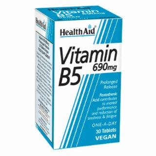 Health Aid Vitamina B5 Pantotenato Calcico 690mg 30 Comprimidos