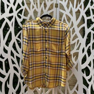 Camisa leñador amarilla