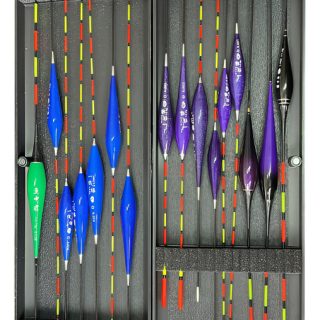 Set 16 Boyas Flotadores Kit Pesca Luminoso Alta Visibilidad