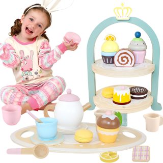 Juguete Infantil En Madera Pastelería Hora Del Té