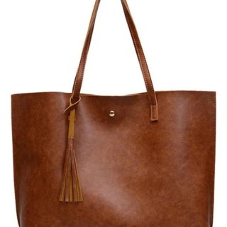 Cartera Bolso En Cuero Pu Sin Hebillas Minimalista Moderno