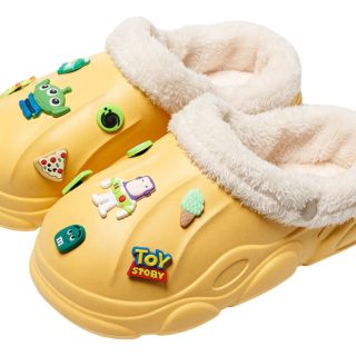 Pantufla Calentita Niño Niña En Pvc Con Interior Corderito