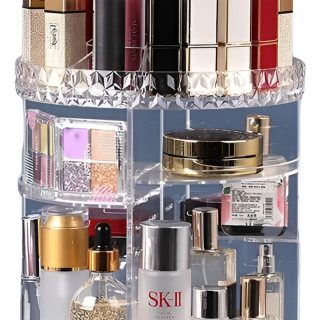 Organizador De Cosmeticos Glam Caddy – Maquillaje Giratorio