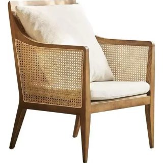 Butaca Silla Nórdica Interior De Madera Sofa Boho