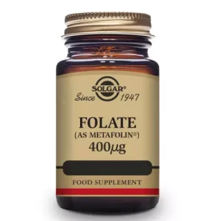 Folato 400 mcg 50 comprimidos – Solgar