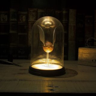 Lámpara Snitch Dorada Harry Potter