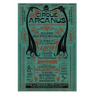 Póster Fantastic Beasts Cirque Arcanus