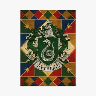 Póster Slytherin Minalima