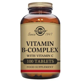 B-Complex +Vit C 100 Comprimidos – Solgar