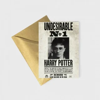 Tarjeta Wanted Harry Potter