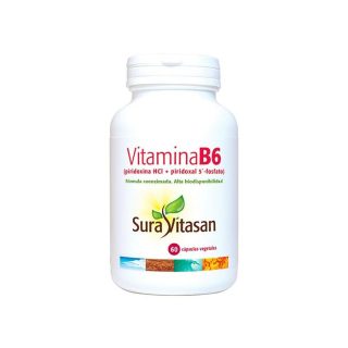 Vitamina B6 60 capsulas – Suravitasan